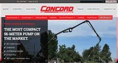 Desktop Screenshot of concordpumps.ca
