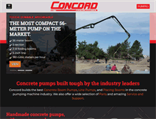 Tablet Screenshot of concordpumps.ca
